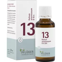 BIOCHEMIE Pflueger 13 Kalium arsenicosum D 6 kapi, 30 ml