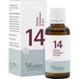 BIOCHEMIE Pflueger 14 Kalium bromatum D 6 kapi, 30 ml