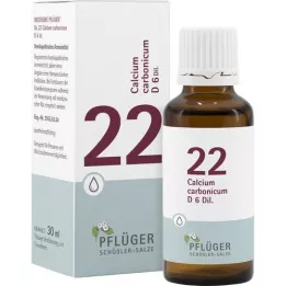 BIOCHEMIE Pflueger 22 Calcium carbonicum D 6 kapi, 30 ml