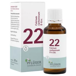 BIOCHEMIE Pflueger 22 Calcium carbonicum D 6 kapi, 30 ml