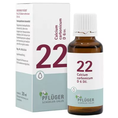 Biokemija Pflueger 22 Calcium carbonicum D 6 kapi, 30 ml Biokemija Pflueger 22 Calcium carbonicum D 6 kapi, 30 ml