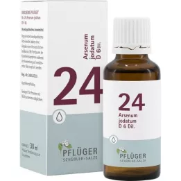 BIOCHEMIE Pflueger 24 Arsenum jodatum D 6 kapi, 30 ml