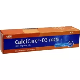 CALCICARE D3 forte šumeće tablete, 20 kom