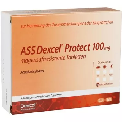 ASS Dexcel Protect 100 mg tablete želučanog soka, 100 kom