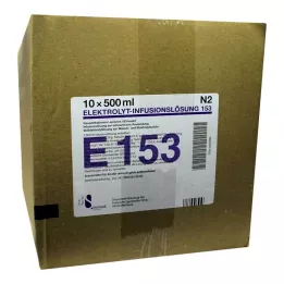 ELEKTROLYT Inf.-Lsg. 153 PE-bočica, 10X500 ml