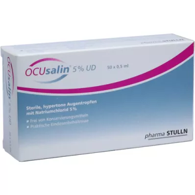 OCUSALIN 5% UD kapi za oči, 50X0,5 ml