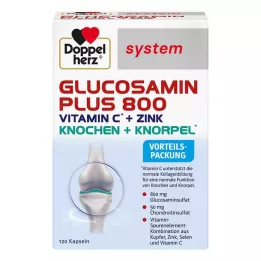 DOPPELHERZ Glucosamine Plus 800 system kapsule, 120 kom