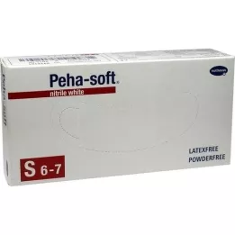 PEHA-SOFT nitril bijeli Unt.Hands.unsteril pf S, 100 kom