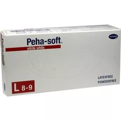 PEHA-SOFT nitril bijeli Unt.Hands.unsteril pf L, 100 kom