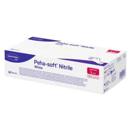 PEHA-SOFT nitril bijeli Unt.Hands.unsteril pf L, 100 kom
