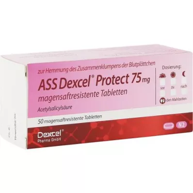 ASS Dexcel Protect 75 mg tablete želučanog soka, 50 kom