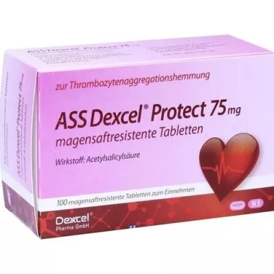 ASS Dexcel Protect 75 mg tablete želučanog soka, 100 kom