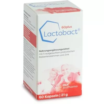 LACTOBACT 60plus gastrorezistentne kapsule, 60 kom