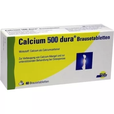 CALCIUM 500 dura šumeće tablete, 40 kom