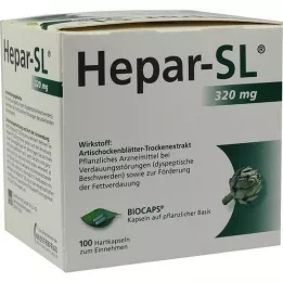HEPAR-SL 320 mg tvrde kapsule, 100 kom