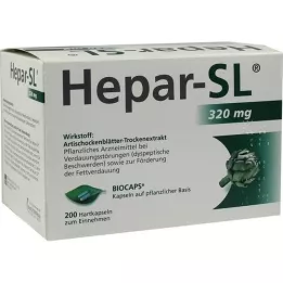 HEPAR-SL 320 mg tvrde kapsule, 200 kom