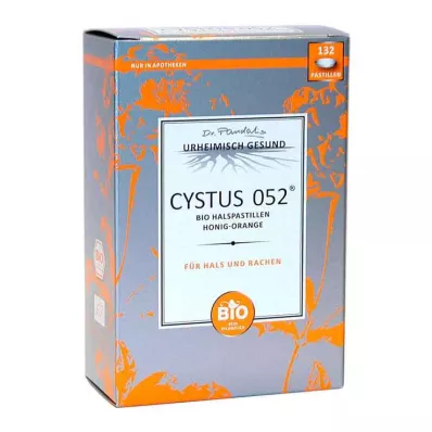 Cystus 052 organske pastile za grlo Medna naranča, 132 kom