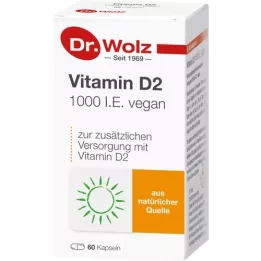 VITAMIN D2 1000 IU veganske kapsule, 60 kom