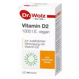 VITAMIN D2 1000 IU veganske kapsule, 60 kom