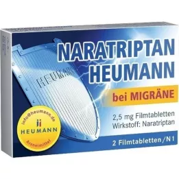 NARATRIPTAN Heumann za migrene 2,5 mg film tableta, 2 kom
