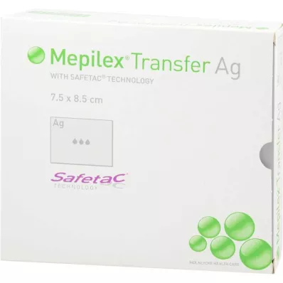 MEPILEX Transfer Ag pjenasti oblog 7,5x8,5 cm ster., 10 kom MEPILEX Transfer Ag pjenasti oblog 7,5x8,5 cm ster., 10 kom