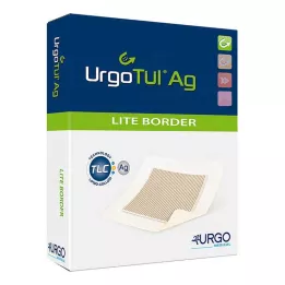 URGOTÜL Ag Lite Border 8x8 cm zavoj, 10 kom