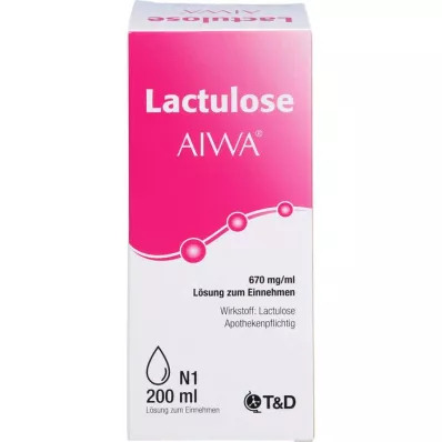 LACTULOSE AIWA 670 mg/ml oralna otopina, 200 ml