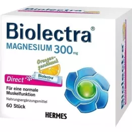 BIOLECTRA Magnezij 300 mg Direct Orange Sticks, 60 kom