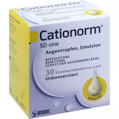 CATIONORM SD sine jednodozne pipete, 30X0,4 ml