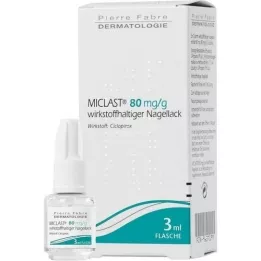 MICLAST 80 mg/g aktivni lak za nokte, 3 ml