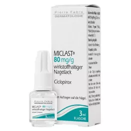 MICLAST 80 mg/g aktivni lak za nokte, 3 ml