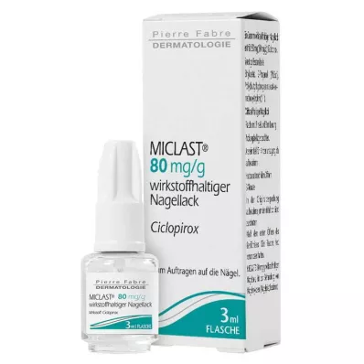 Miclast 80 mg/g aktivni lak za nokte, 3 ml