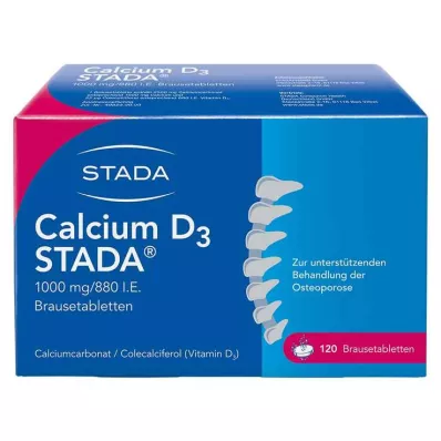 Calcium D3 STADA® 1000 mg/880 IU šumeće tablete, 120 kom Calcium D3 STADA® 1000 mg/880 IU šumeće tablete, 120 kom