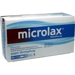 MICROLAX Rektalne otopine za klizme, 50X5 ml