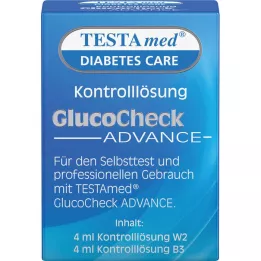 TESTAMED GlucoCheck Advance kontrolna otopina, 4 ml