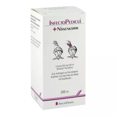 INFECTOPEDICUL Otopina + češalj za gnjide, 250 ml