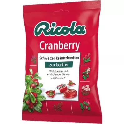 RICOLA nepunjena vrećica bombona od brusnice, 75 g