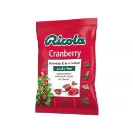 RICOLA nepunjena vrećica bombona od brusnice, 75 g