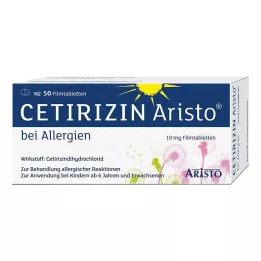 CETIRIZIN Aristo za alergije 10 mg filmom obložene tablete, 50 kom