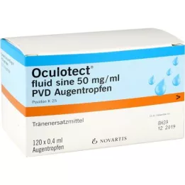 OCULOTECT fluid sine PVD kapi za oči, 120X0,4 ml