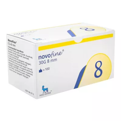 Novofine 8 kanila 0,30x8 mm TW, 100 komada