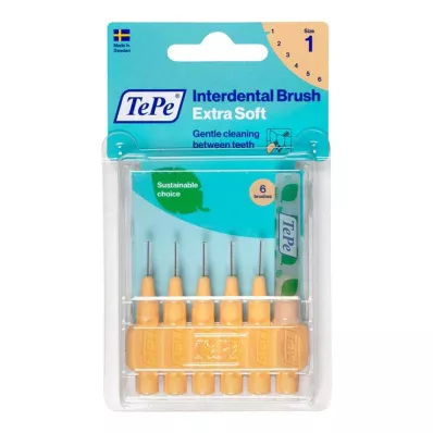 TEPE Interdentalna četkica x-soft 0,45 mm ISO 1 narančasta, 6 kom