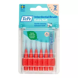 TEPE Interdentalna četkica x-soft 0,5mm ISO 2 crvene, 6 kom