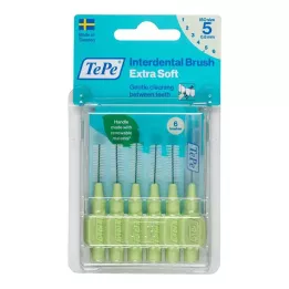 TEPE Interdentalna četkica x-soft 0,8mm ISO 5 zelena, 6 kom