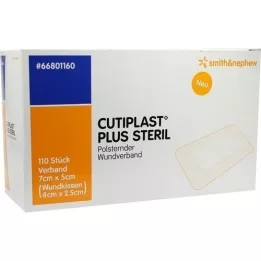 CUTIPLAST Plus sterilni zavoj 5x7 cm, 110 kom