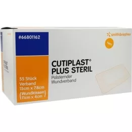 CUTIPLAST Plus sterilni zavoj 7,8x15 cm, 55 kom