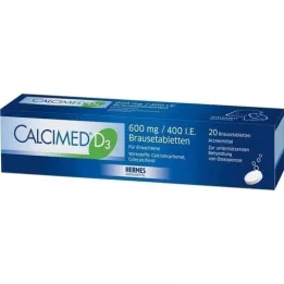 CALCIMED D3 600 mg/400 IU šumeće tablete, 20 kom