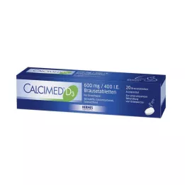 Calcimed D3 600 mg / 400 IU šumeće tablete, 20 kom