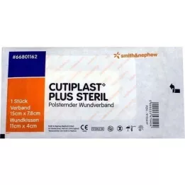 CUTIPLAST Plus sterilni zavoj 7,8x15 cm, 1 kom