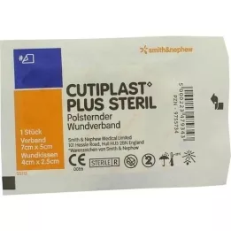 CUTIPLAST Plus sterilni zavoj 5x7 cm, 1 kom